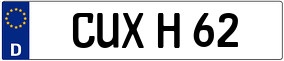 Truck License Plate